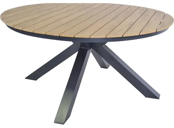 Lesli Living Ronde Tuintafel - Arezzo - Polywood - Ø 120 cm - Lesli ...