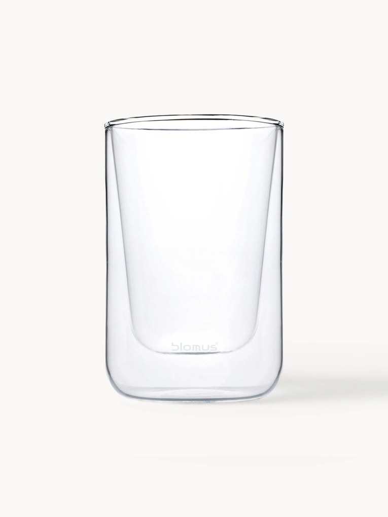 Dubbelwandige koffieglazen Nero, 2-delig