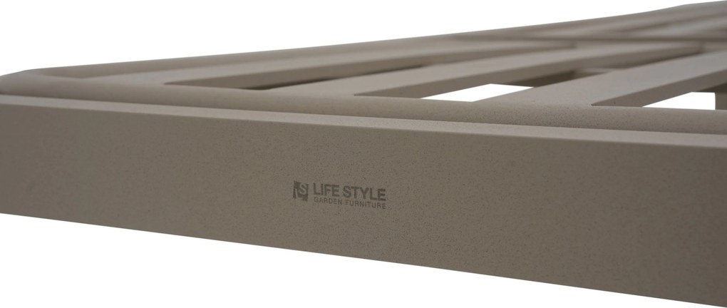 Lifestyle Garden Furniture Mateo Ligbed Met Kussen Loft/earth Aluminium Taupe