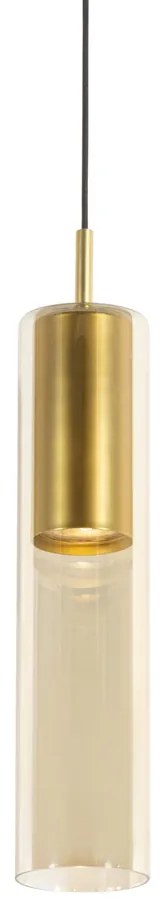 Moderne hanglamp goud voor railsysteem 1-fase - Iconic Lloyd