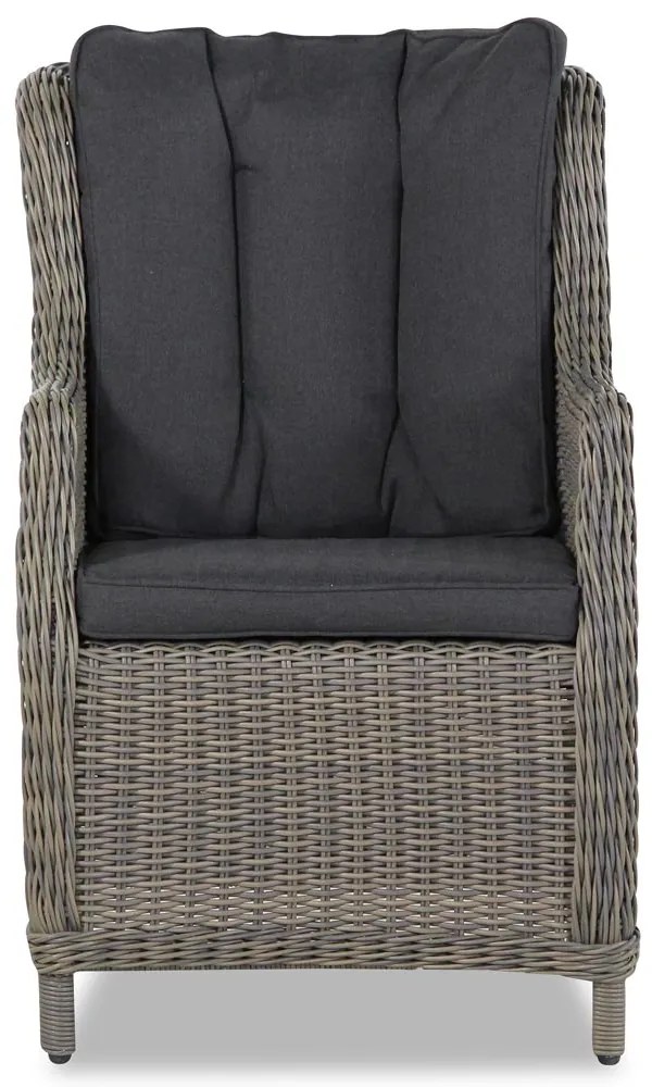 Tuinstoel Wicker Taupe-naturel-bruin Garden Collections Buckingham  kubu