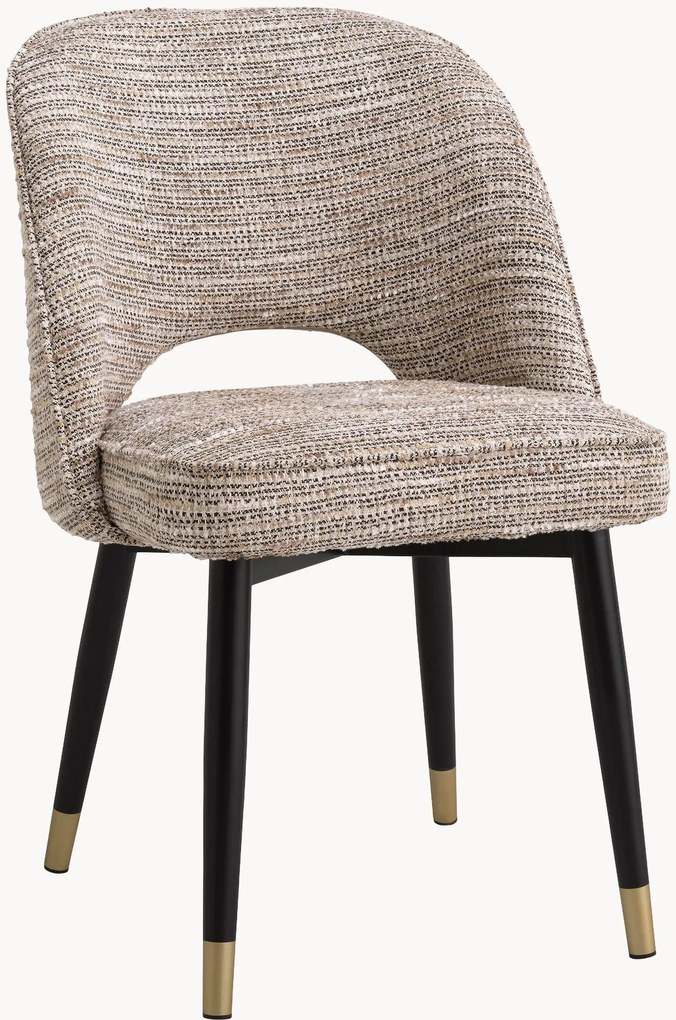 Gestoffeerde stoelen Cliff, 2-delig