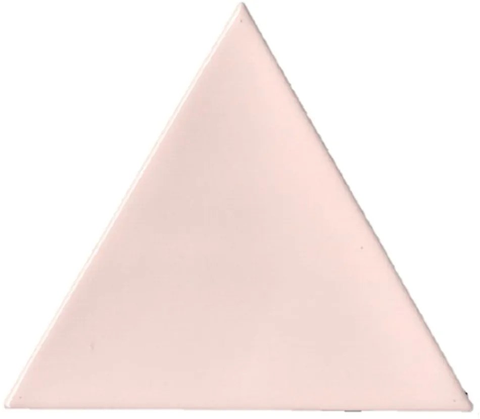 Terre d'Azur Cima wandtegel driehoek 11x13cm roze glans