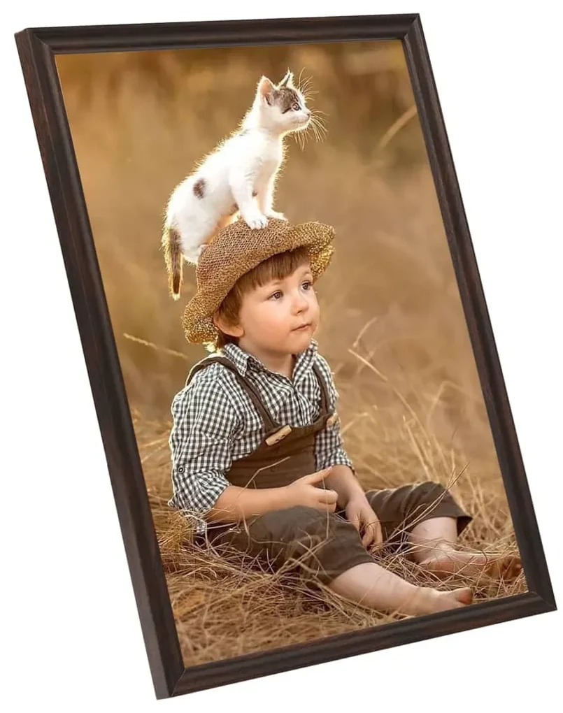 vidaXL Fotolijsten 5 st voor wand 40x50 cm MDF zwart