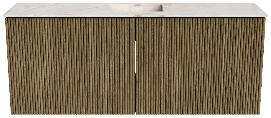 Mondiaz Joya DLux 100cm toiletmeubel dusk met wastafel faye midden 1 kraangat frappe
