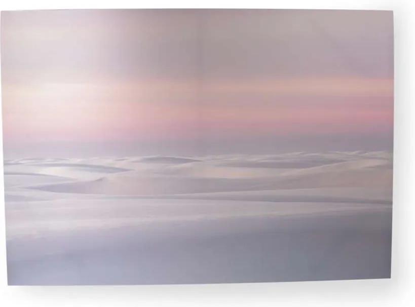 Art For The Home canvas schilderij Duinen - roze - 100x70 cm - Leen Bakker