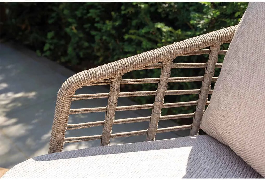 4 Seasons Puglia loungeset 5-delig - latte incl sfeerhaard