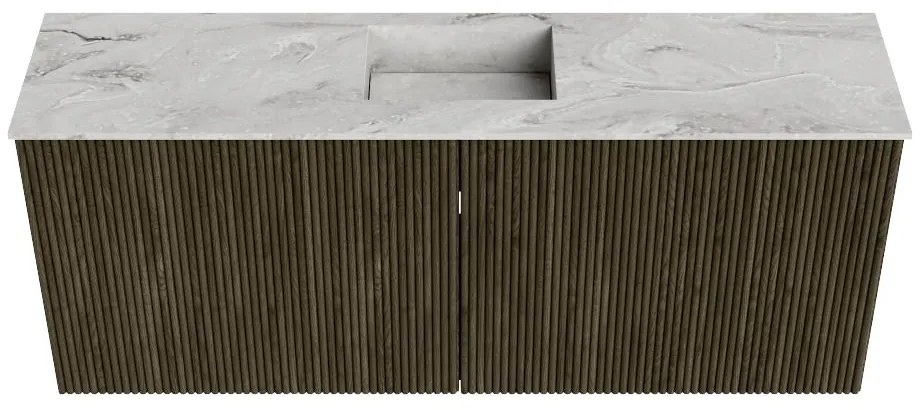 Mondiaz Joya DLux 100cm toiletmeubel shadow met wastafel faye midden zonder kraangat glace