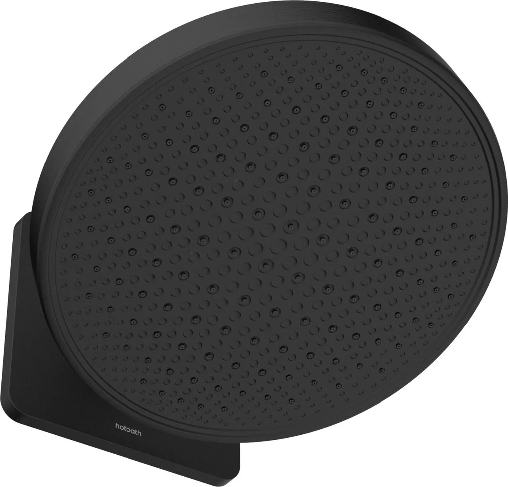 Hotbath Cobber M420 opbouw hoofddouche 30cm geborsteld zwart PVD