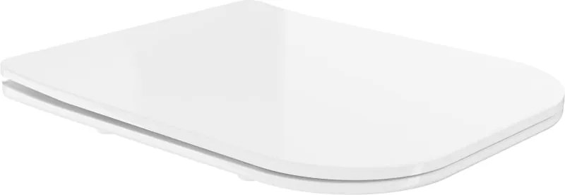 Mexen slanke, langzaam sluitende zitting, duroplast, wit glanzend - 39060100