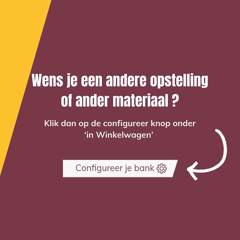Hoekbank Creme Wit Gemeleerd Rechts