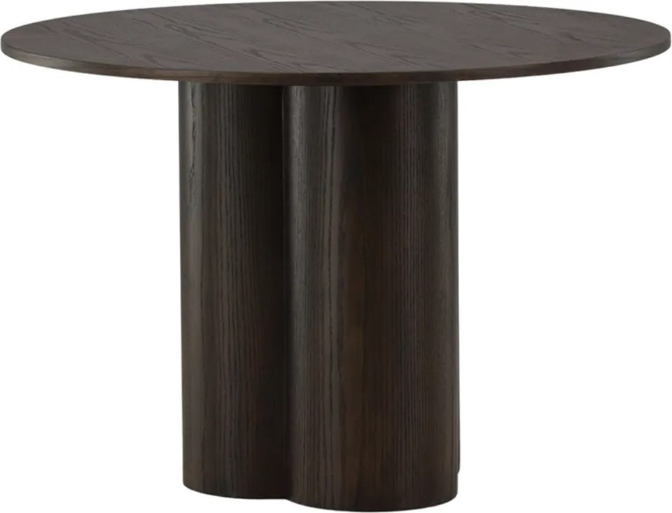 Design Eettafel Bruin - 110 X 110cm.