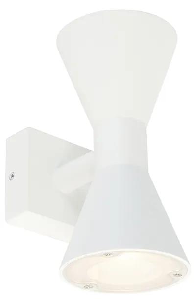 Moderne wandlamp wit 2-lichts - Rolf Modern GU10 IP44 rond Binnenverlichting Lamp