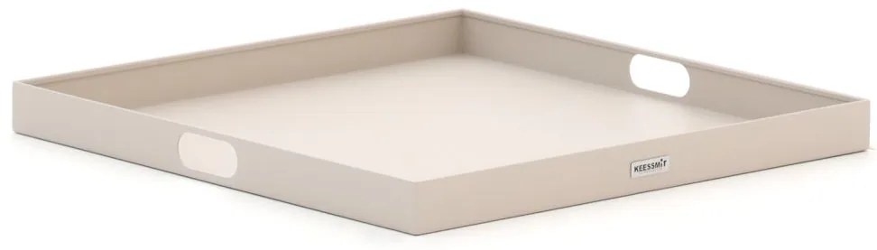 Dienblad voor buiten en binnen  | Manifesto  | Aluminium | Taupe/Bruin | 60x60cm | Kees Smit Tuinmeubelen