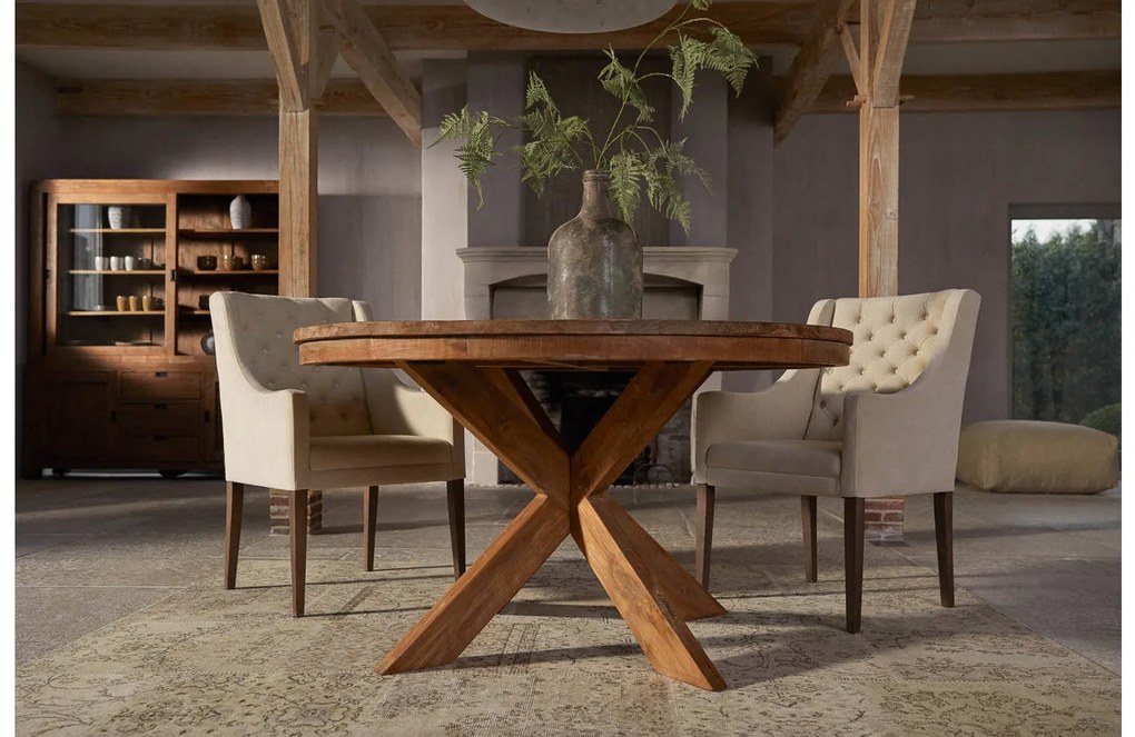 Goossens Eettafel Ines, Rond 120 x 120 cm