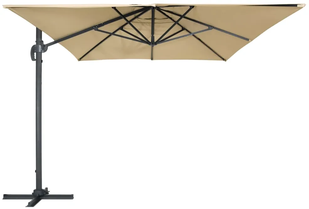 Parasol beige Siena 3x4m Garden Point