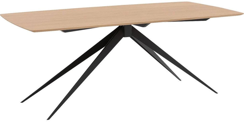 Goossens Excellent Eettafel Uniek, Semi rechthoekig 200 x 100 cm
