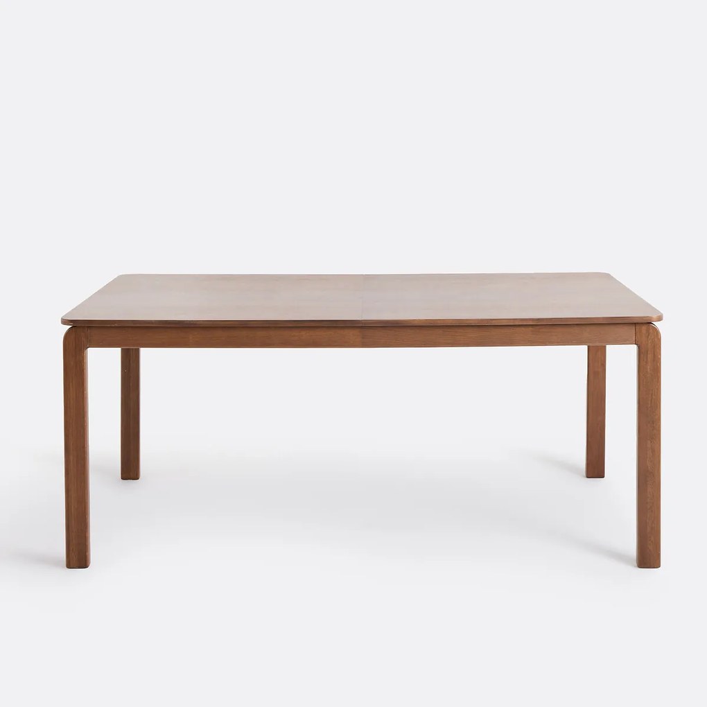 Uitschuifbare eettafel, walnootfineer, 6 tot 8 couverts, Talet