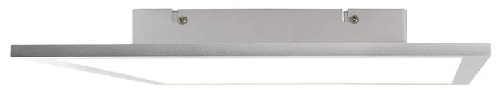 Modern LED-paneel staal 40 cm incl. LED - Liv