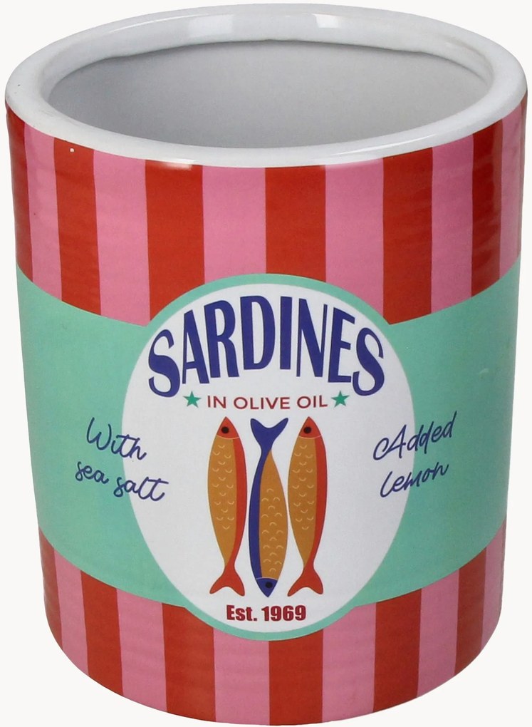 Plantenpot Sardines van keramiek