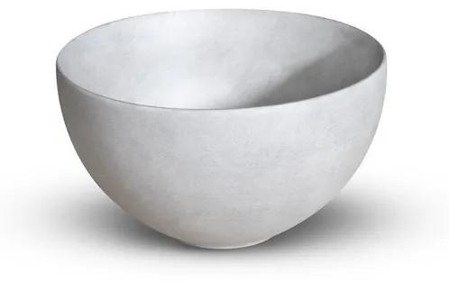 Looox Sink Ceramic Raw Small Waskom / fontein 23cm licht grijs WWKS23LG