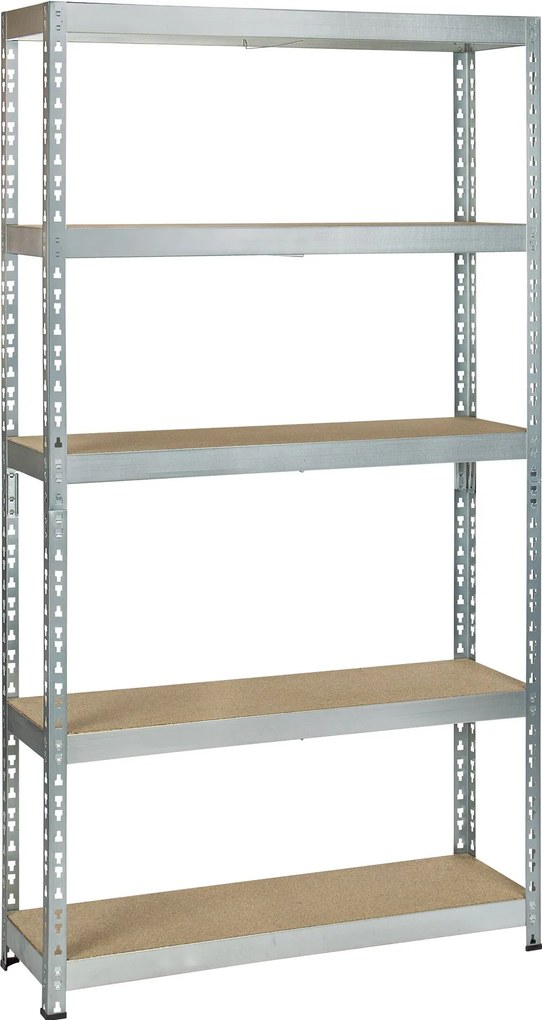 Practo Home heavy duty 836 galva - Opbergrek hout/galva - 30x100x180cm