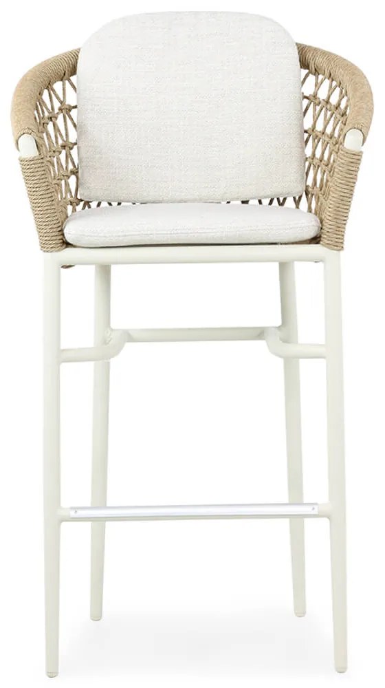 Barset 70 cm Aluminium/wicker Taupe 2 personen Coco Bali/Como