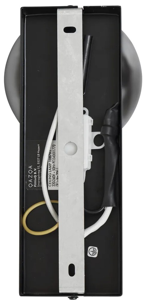 Moderne plafondlamp zwart 2-lichts kantelbaar - Lesly