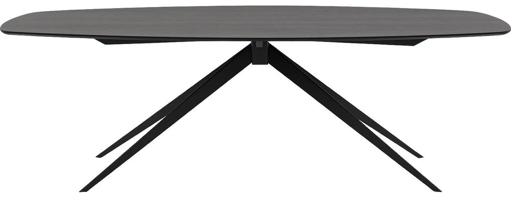 Goossens Excellent Eettafel Uniek, Semi ovaal 240 x 120 cm