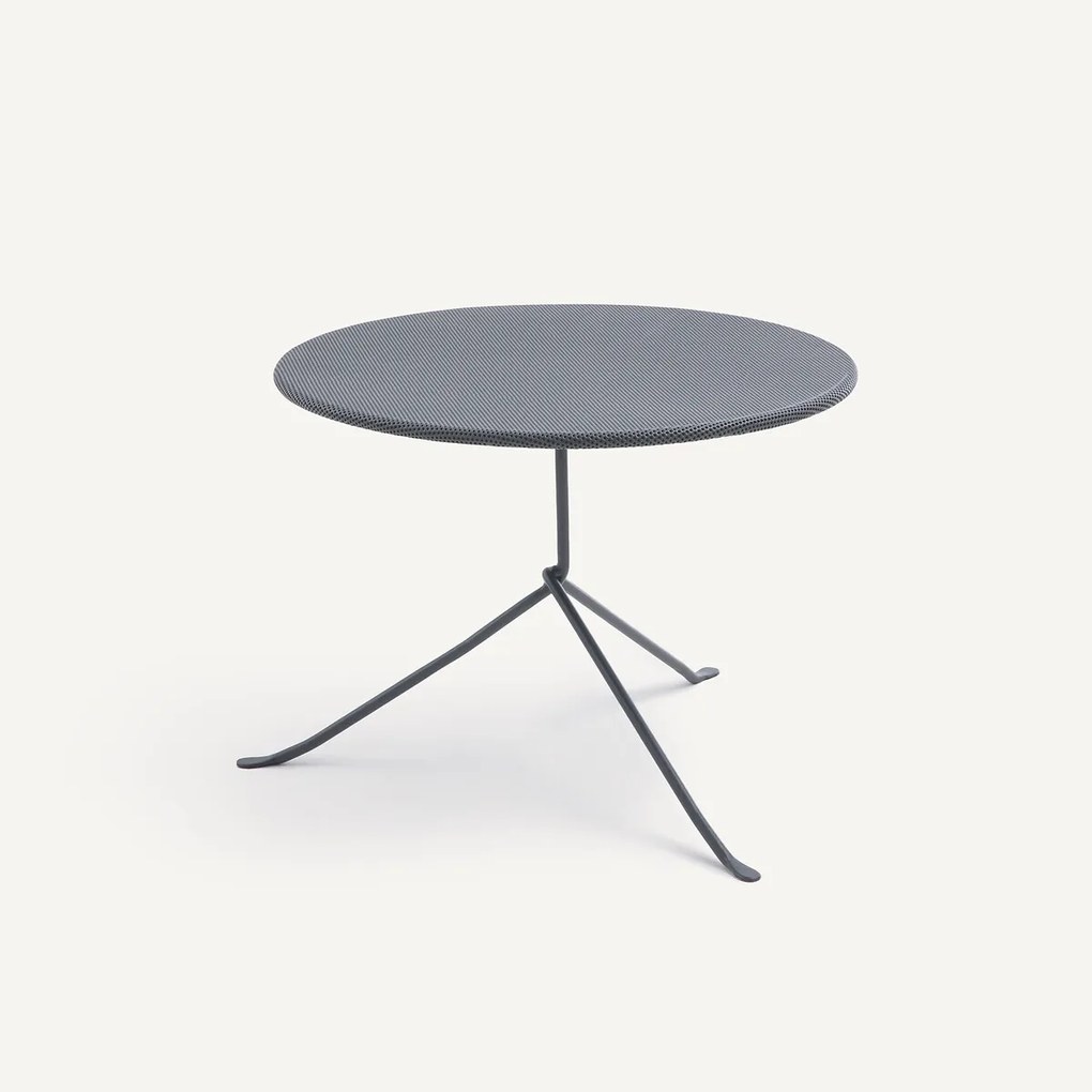 Bijzettafel in geperforeerd ijzer, H34 cm, Joy