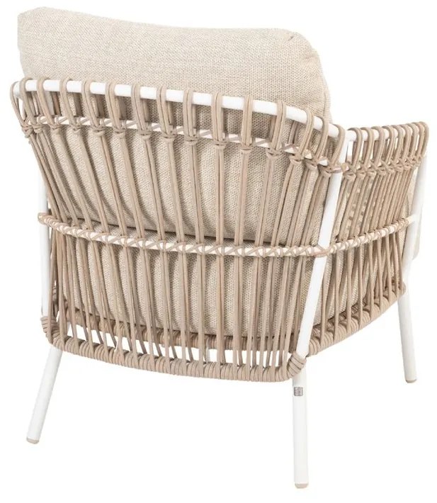 4 Seasons Outdoor Dalias low dining chair beige weerbestendig