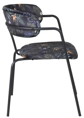 Jörn Eetkamerstoel - Livia - Bloemenprint - Fluweel - Jörn