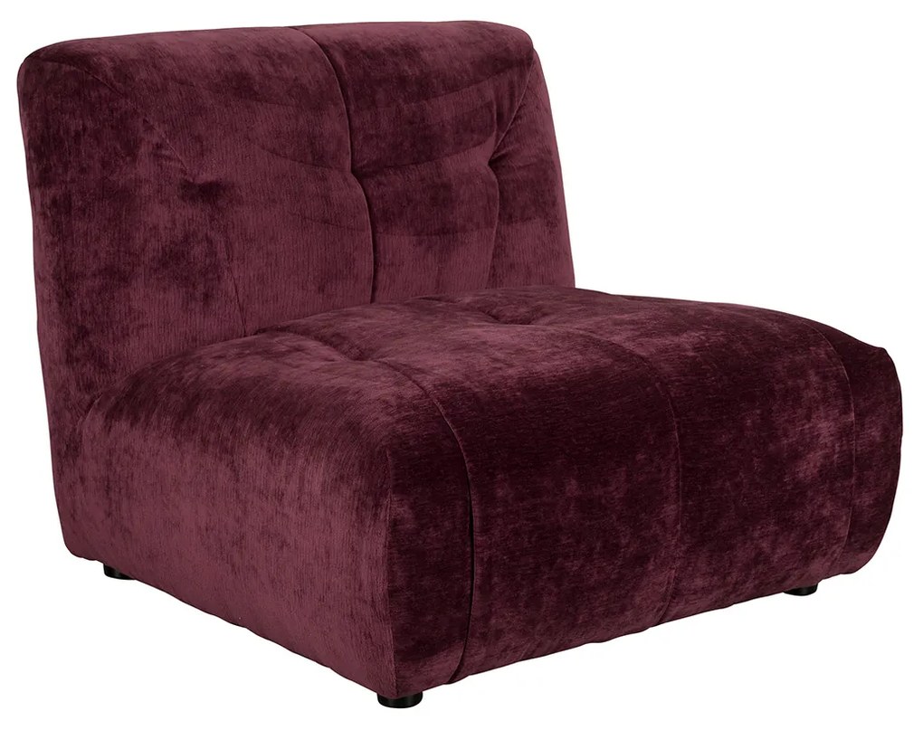 Dutchbone Giada 1 Zits Fauteuil Plum Paars