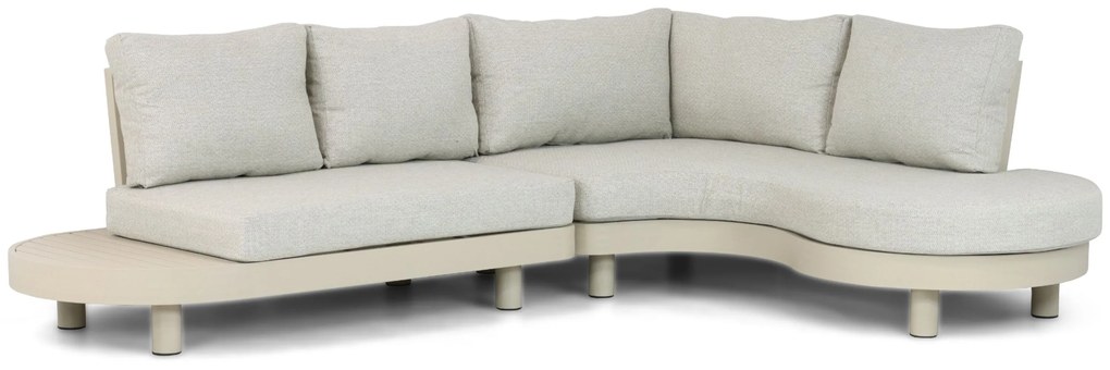 Loungeset tuin 5 personen Aluminium Taupe Lifestyle Garden Furniture Organio