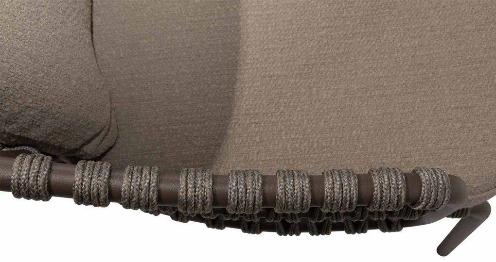 4 Seasons Outdoor Capalbio tuinset terre met Arizona tafel met keramisch blad Ø 160 cm Tuinset   bruin weerbestendig