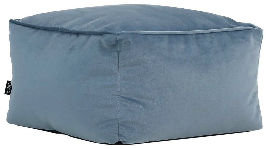 Amara Poef Velvet - Blauw