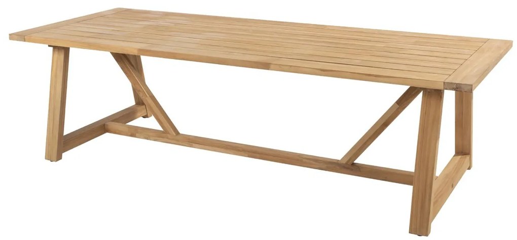 Taste by 4 Seasons Noah teak tuintafel met blad 260 x 100 cm      houtkleur weerbestendig