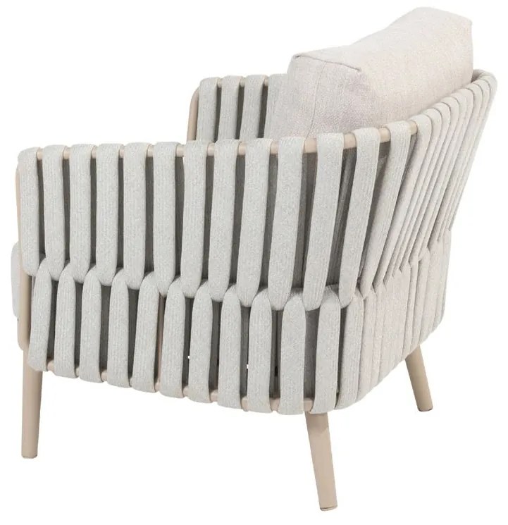 Taste by 4 Seasons Eva loungeset latte met Emma salontafels SALE Loungeset houtkleur weerbestendig