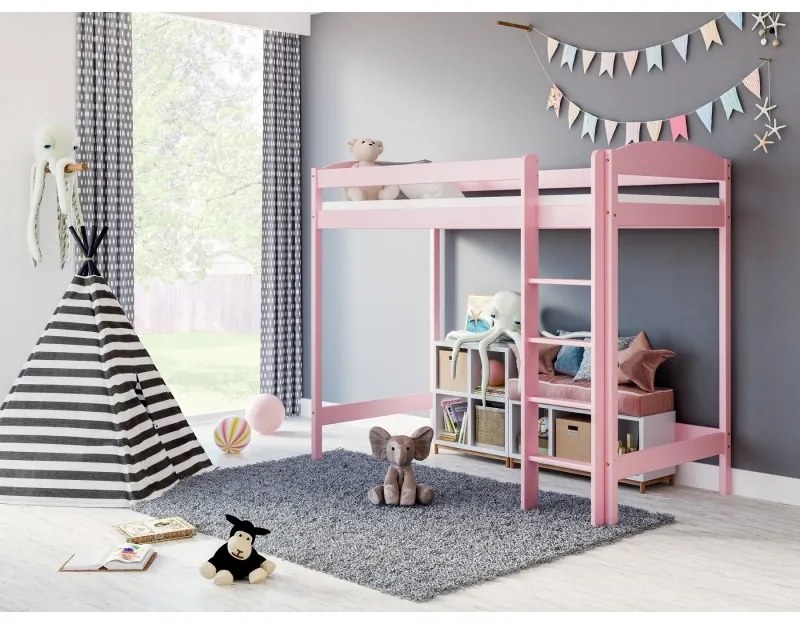 Kinderen Blauw Hoogslaper - Bobby Voor Kinderen Kinderen Junioren 5059914014103 Children's Beds Home, 160x80, Geen Children's Beds Home Dennenhout