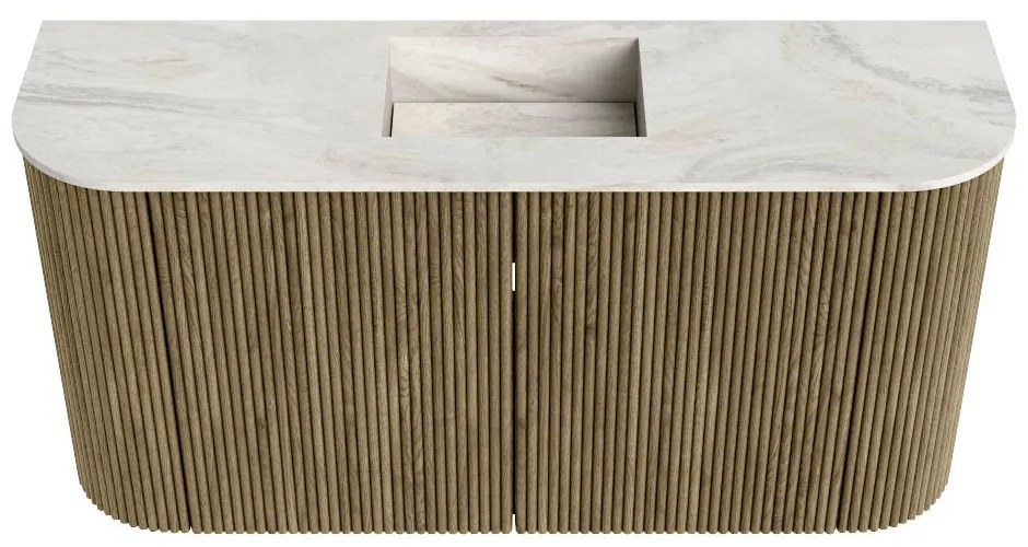 Mondiaz Joya DLux 85cm toiletmeubel ronding links/rechts dusk met wastafel faye midden zonder kraangat ostra