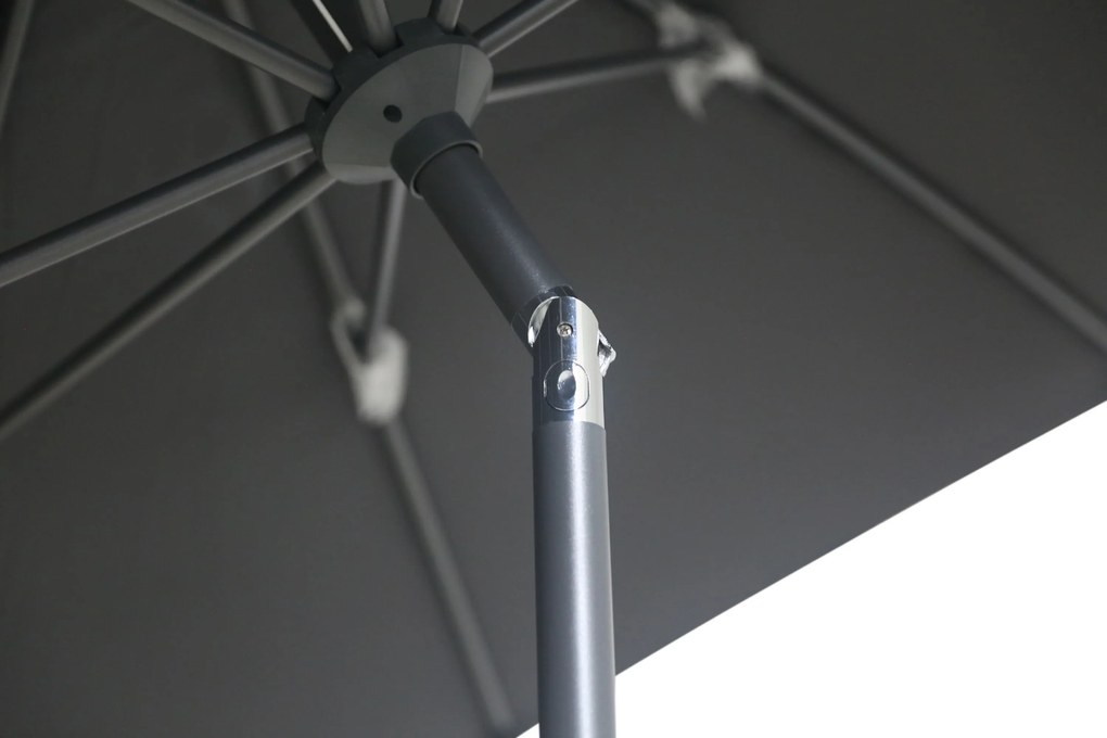 Camello Valerio Stokparasol Xm (excl.voet) Aluminium Grijs