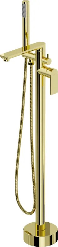 Mexen Leda vrijstaande badkraan, goud - 75633-50