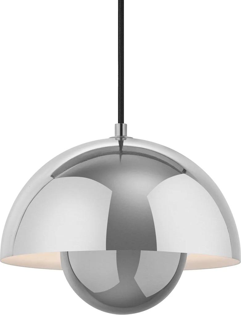 &tradition FlowerPot VP1 hanglamp polished stainless steel