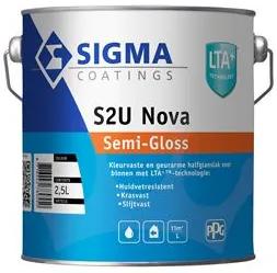 Sigma S2U Nova Semi Gloss - Wit - 2,5 l