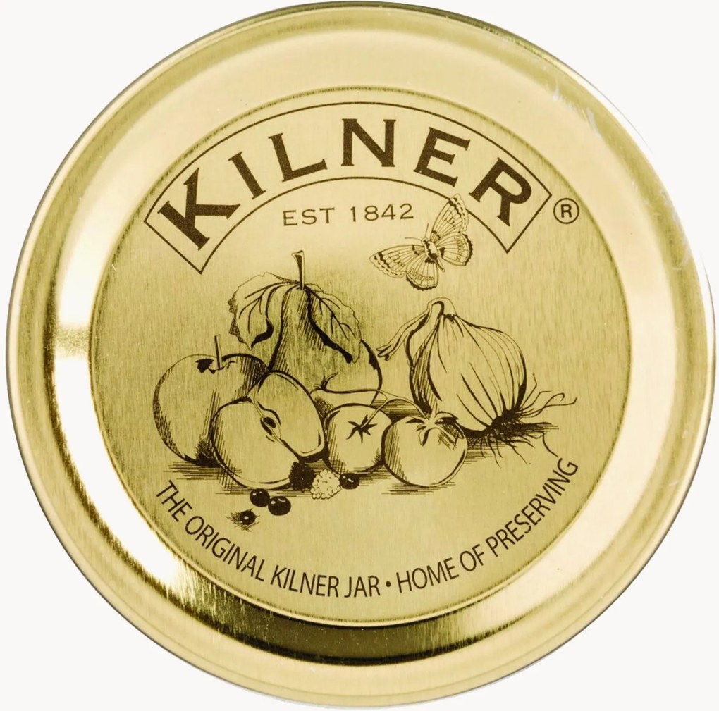 Deksel van een weckpot met brede opening Kilner, 12-delig