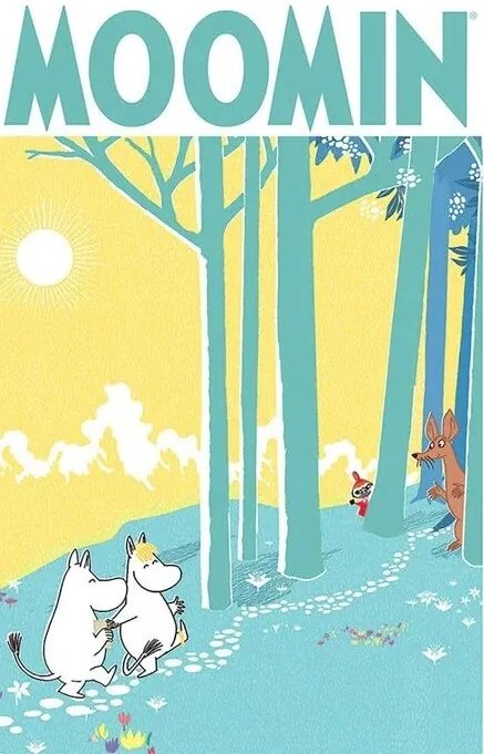 Poster Moomins - Forest