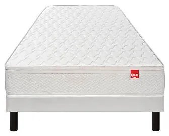 Ensemble matras met veren le Dépaysant + beddenbodem