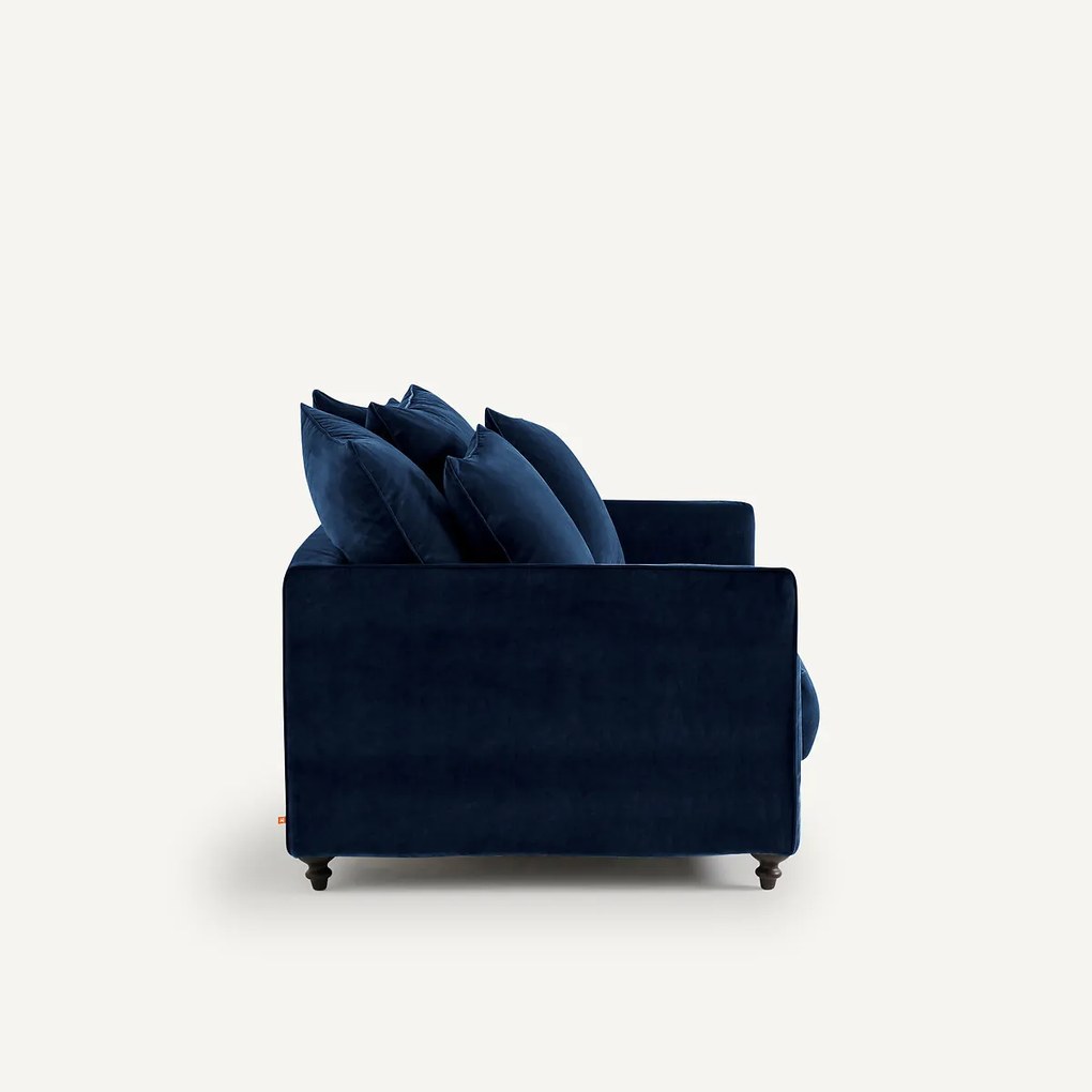 2-zits omvormbare zetel van fluweel, Lazare