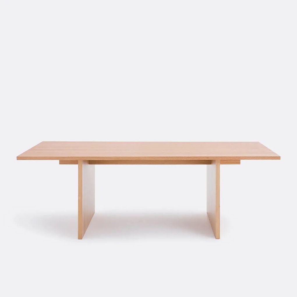 Rechthoekige eettafel met 8 couverts, Deling