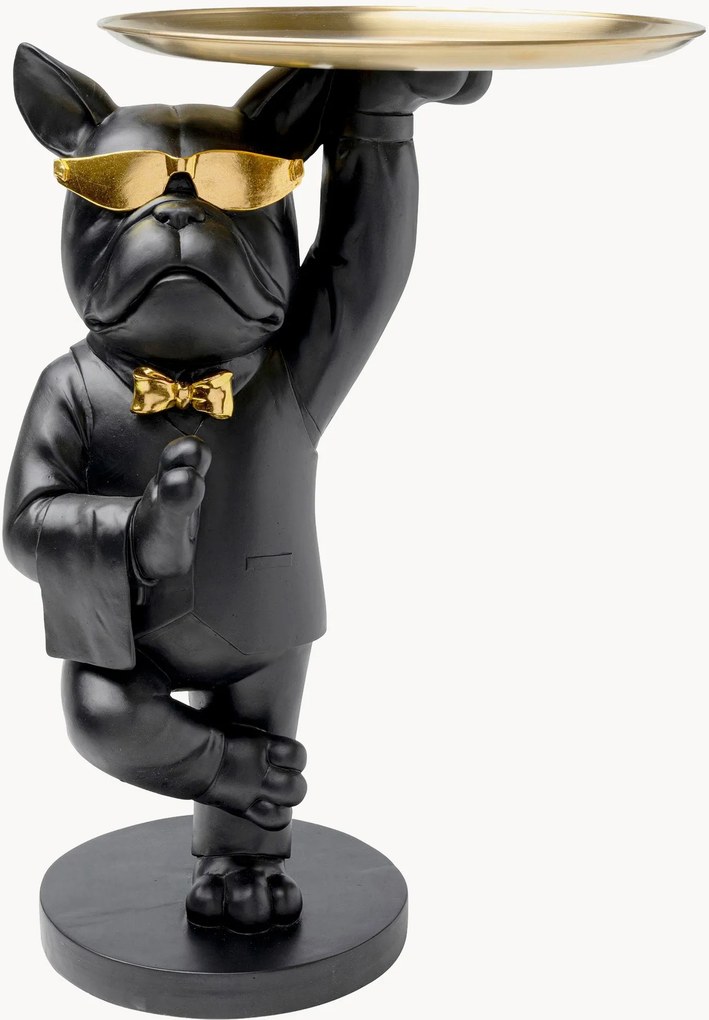 Bijzettafel Cool Bulldog met rond tafelblad